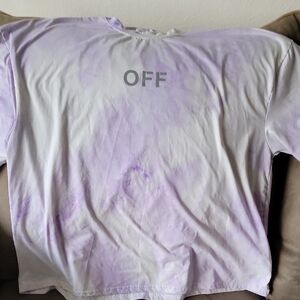 Man's Purple Tie-Dye Shirt